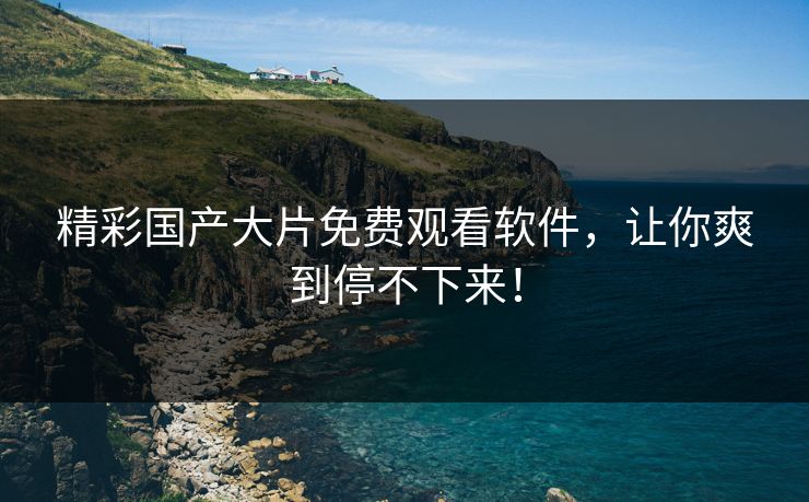 精彩国产大片免费观看软件，让你爽到停不下来！